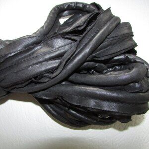 Black Cotton Sateen 1/2" Decorative Piping - Home Decor